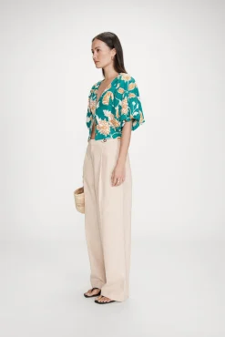 Top floral corto Vahe