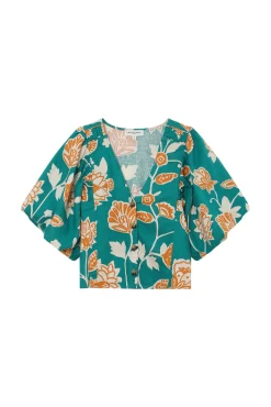 Top floral corto Vahe