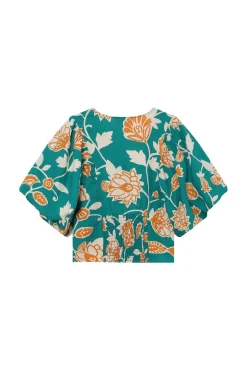 Top floral corto Vahe