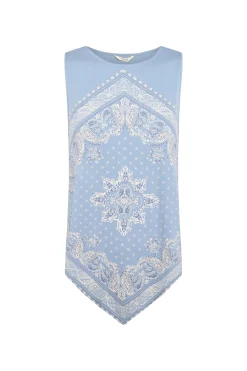 Top tirantes detalle blonda