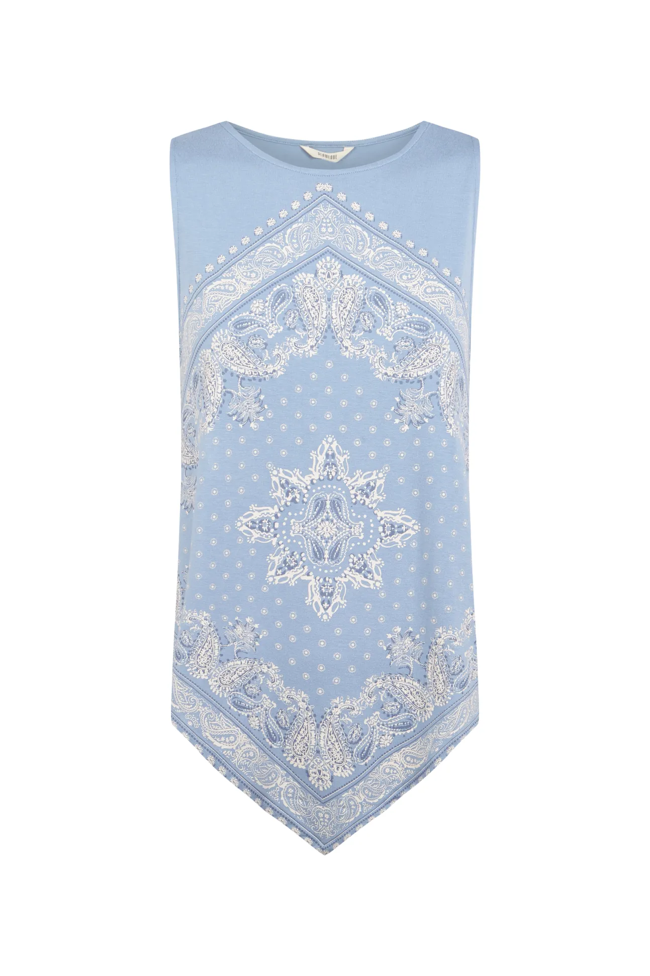 Top tirantes detalle blonda