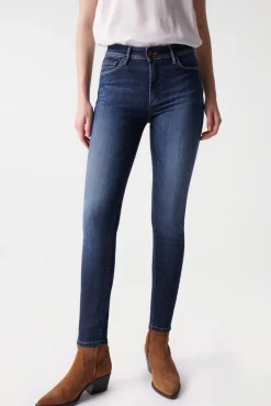 Vaqueros destiny push up skinny con lavado oscuro