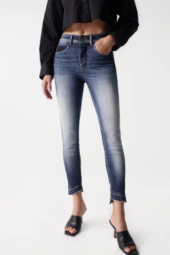 Vaqueros faith push in cropped lavado premium