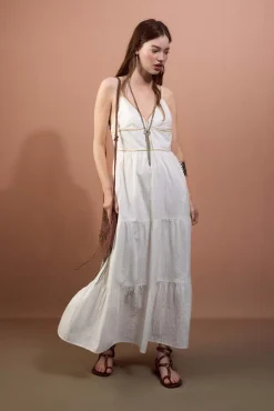 Vestido bordados colores