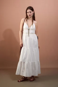 Vestido bordados colores