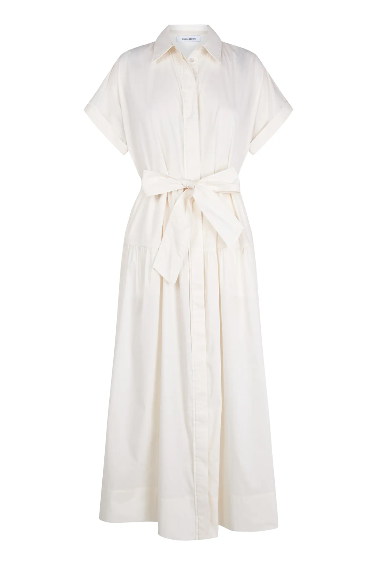Vestido camisero popelín