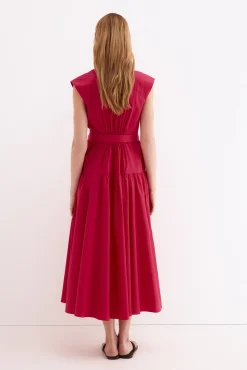 Vestido camisero sin mangas
