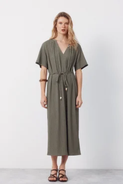 Vestido cinturón estructura