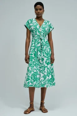 Vestido con estampado floral