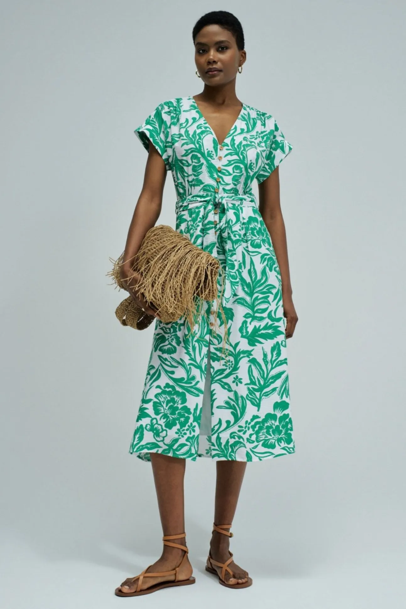 Vestido con estampado floral