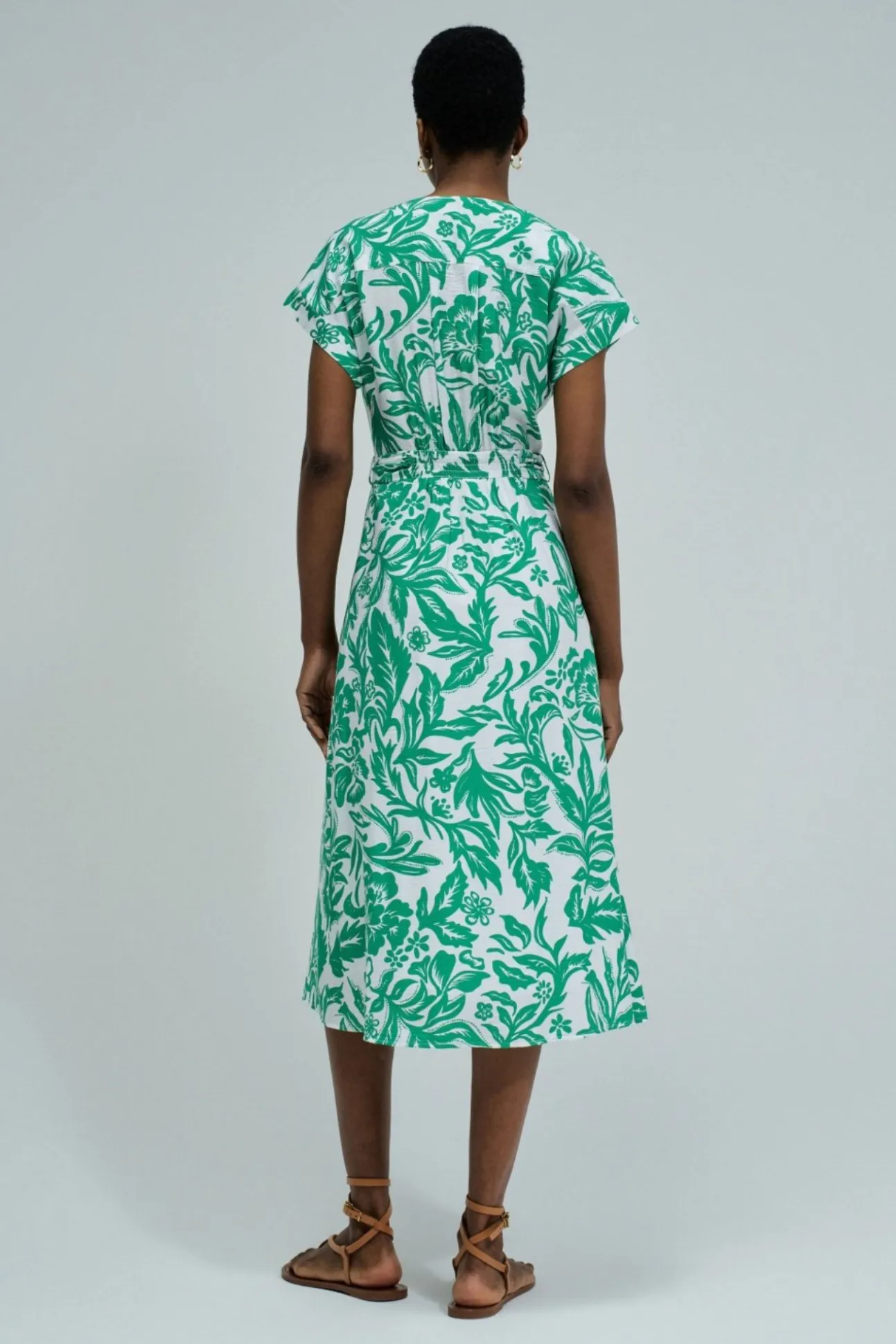 Vestido con estampado floral
