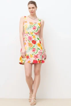 Vestido corto estampado