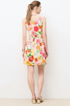 Vestido corto estampado