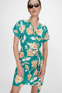 Vestido corto estampado floral Velora