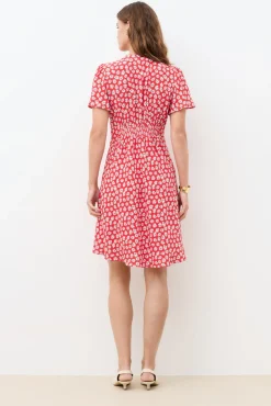 Vestido corto estampado floral