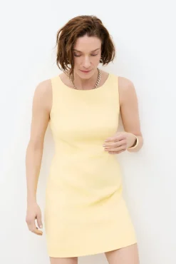 Vestido corto Rsoline 100% lino