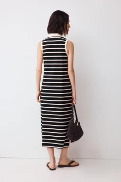 Vestido cuello polo