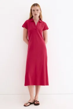 Vestido cuello polo