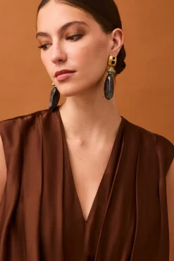 Vestido drapeado