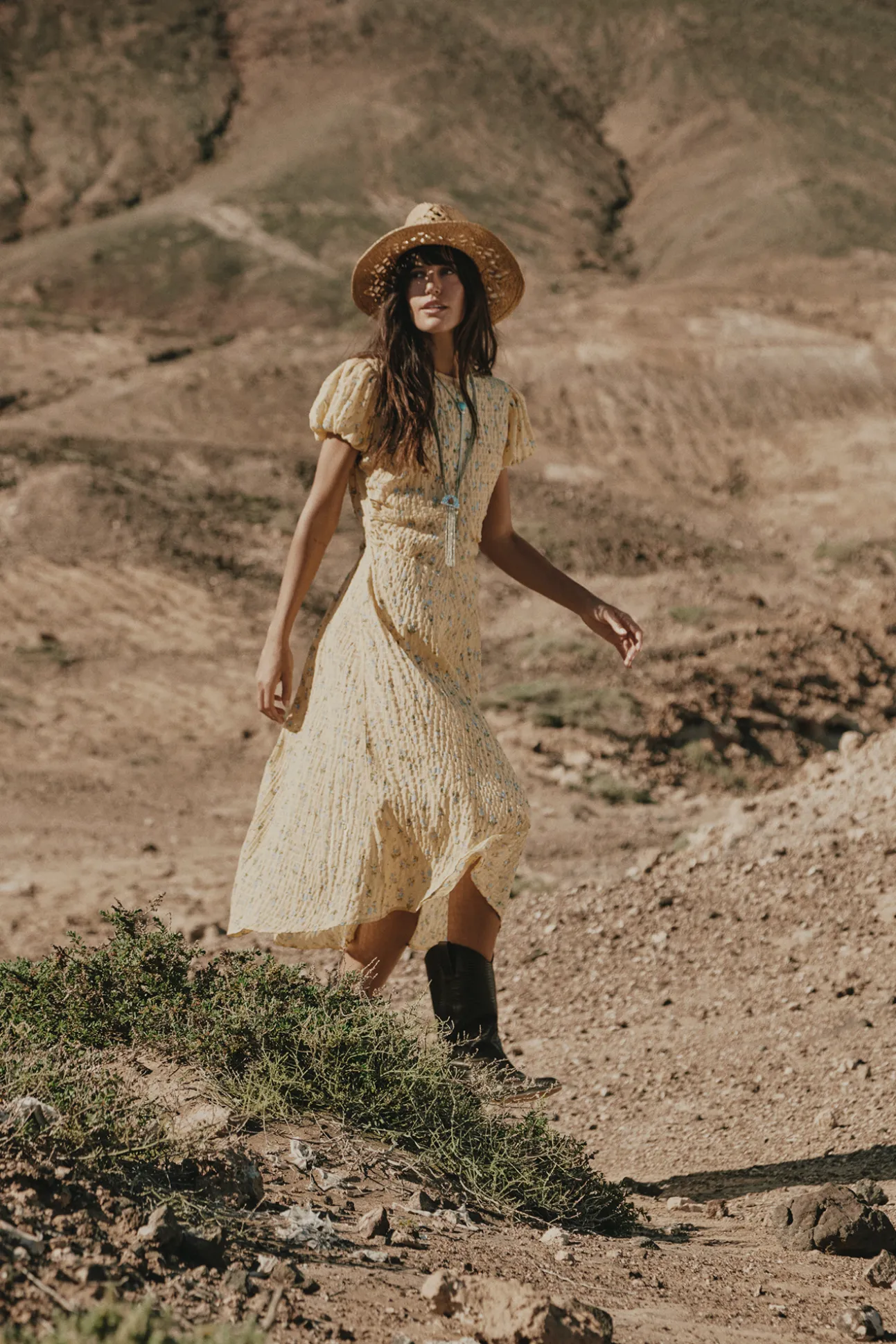 Vestido estampado floral