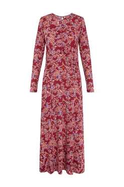 Vestido estampado frunces