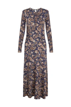 Vestido estampado frunces