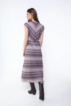 Vestido estructura multicolor