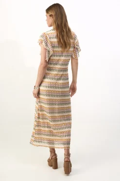 Vestido estructura multicolor