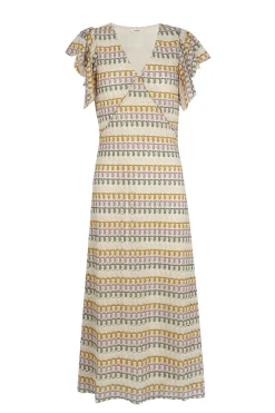 Vestido estructura multicolor