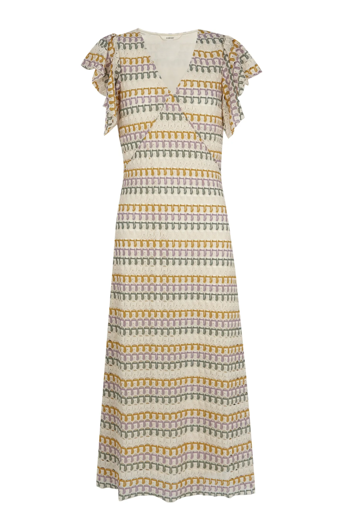 Vestido estructura multicolor