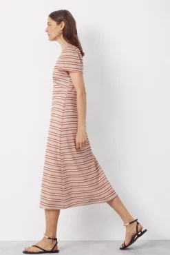 Vestido estructura rayas