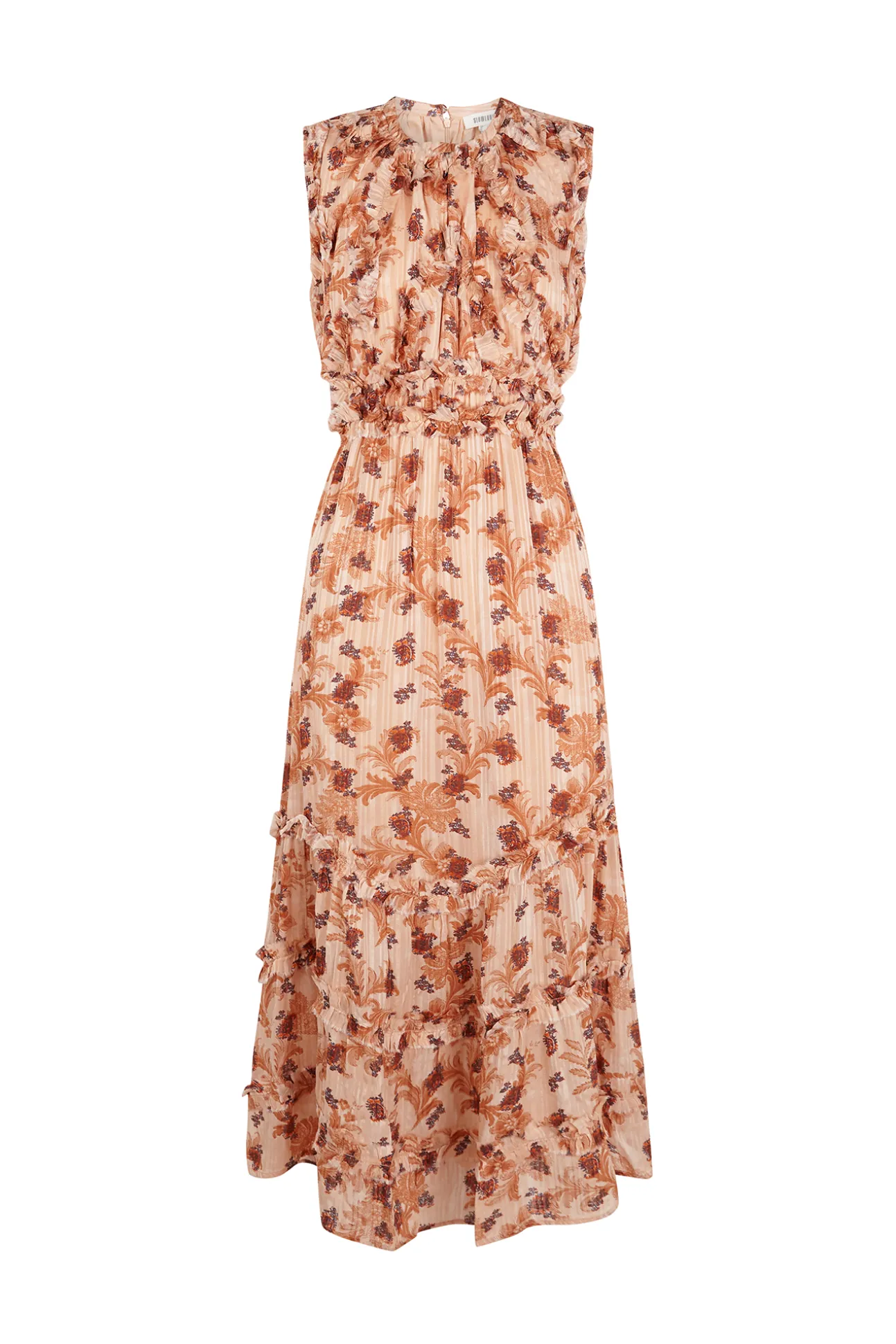 Vestido fluido estampado