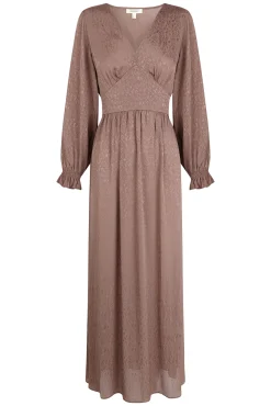 Vestido fluido jacquard