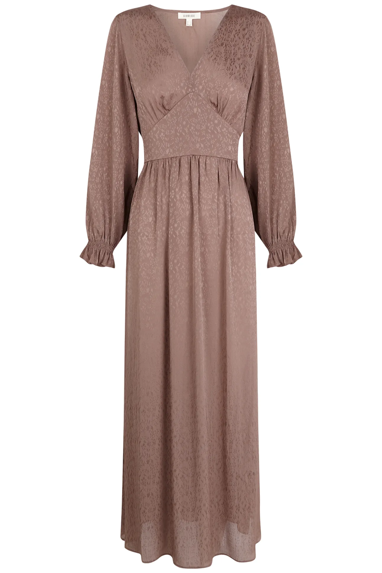 Vestido fluido jacquard