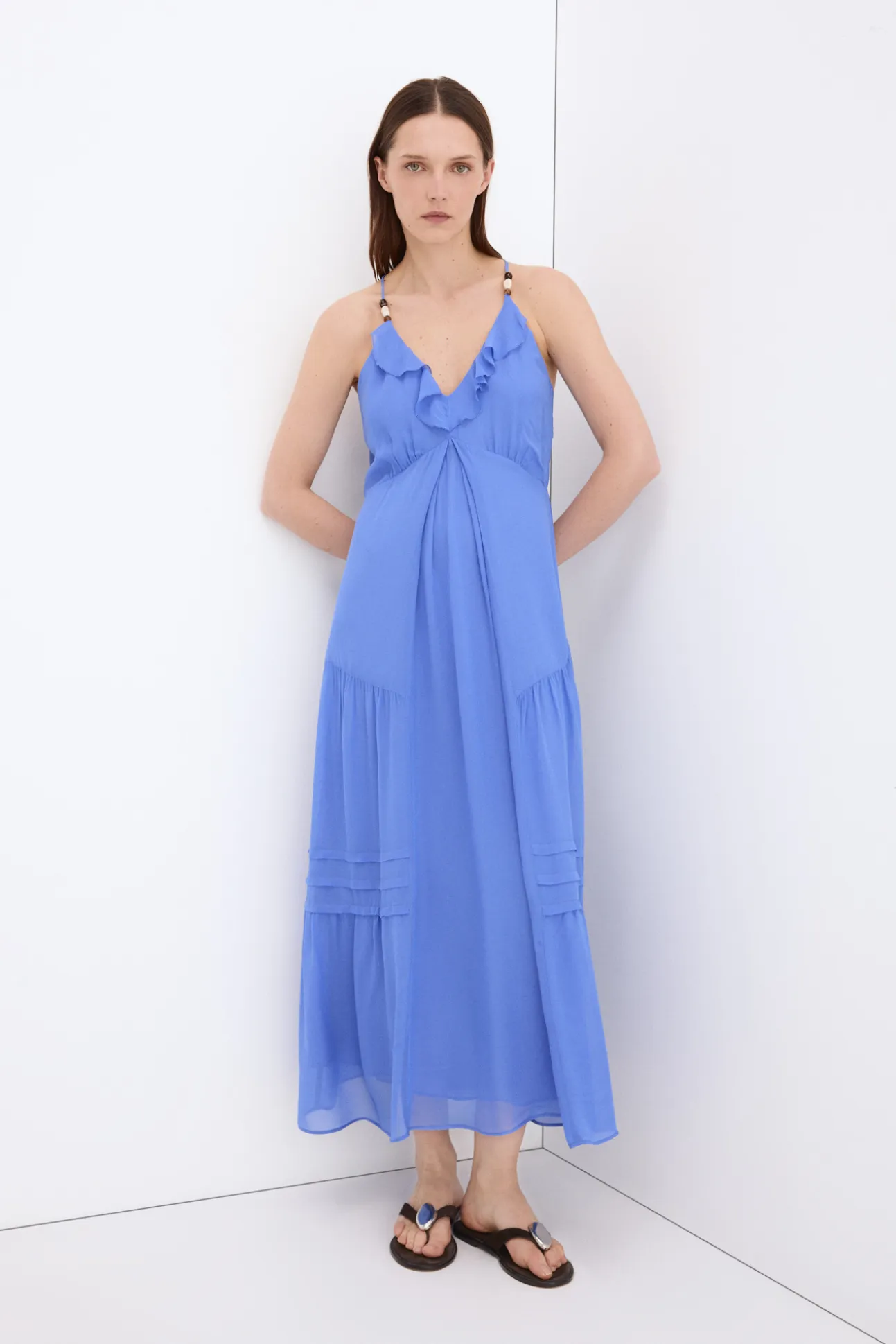 Vestido fluido tirantes