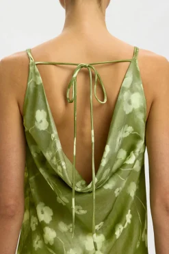 Vestido largo de tirantes finos