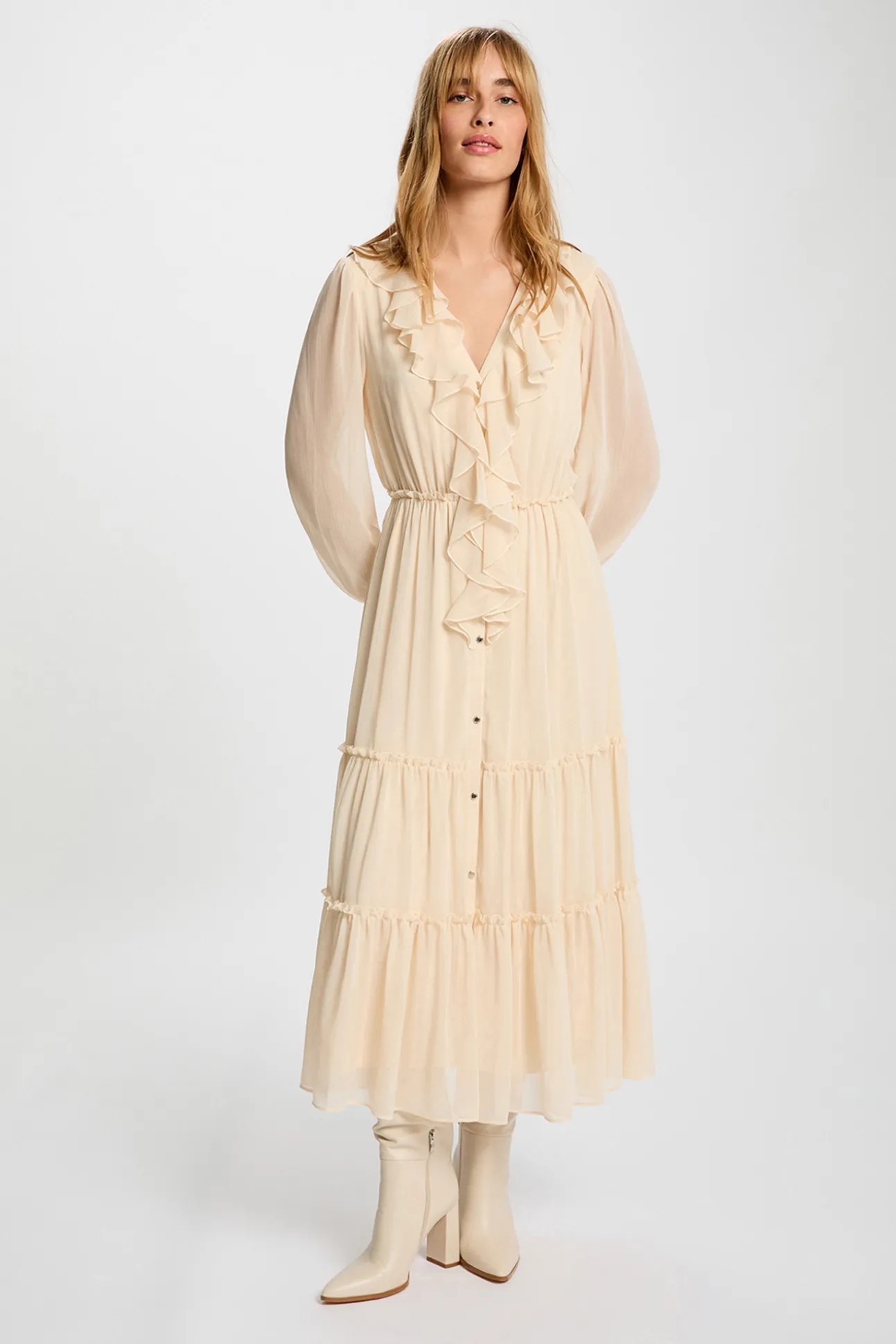 Vestido largo fluido
