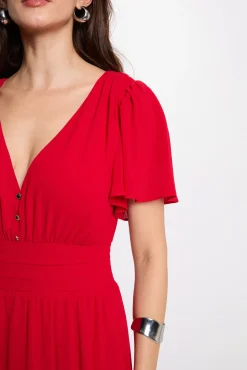 Vestido largo fluido