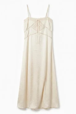 Vestido lencero satinado