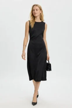 Vestido midi sin mangas