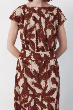 Vestido piqué estampado