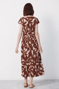 Vestido piqué estampado