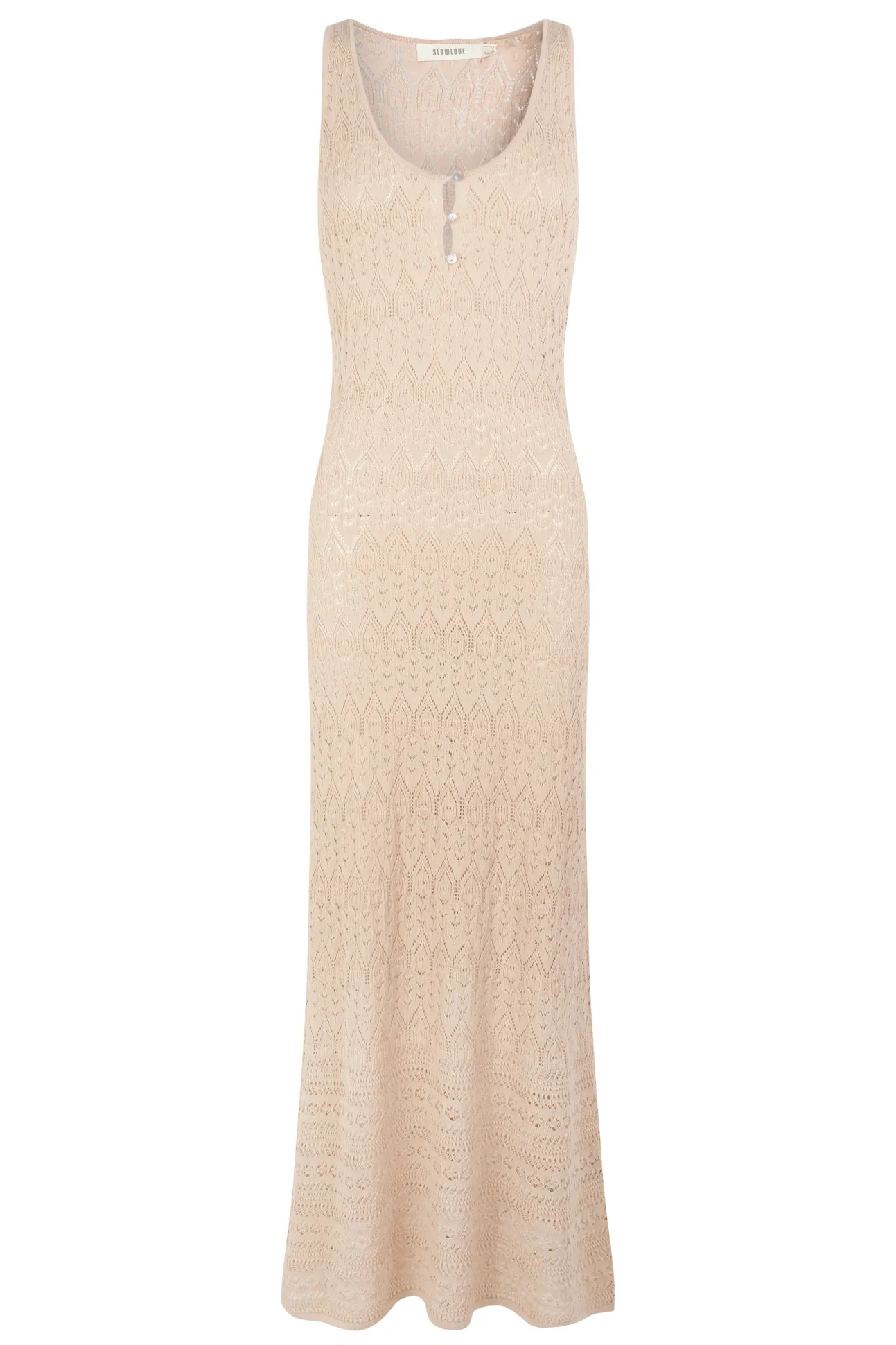 Vestido punto calado
