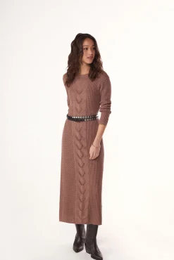 Vestido punto largo