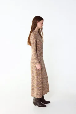 Vestido punto melange