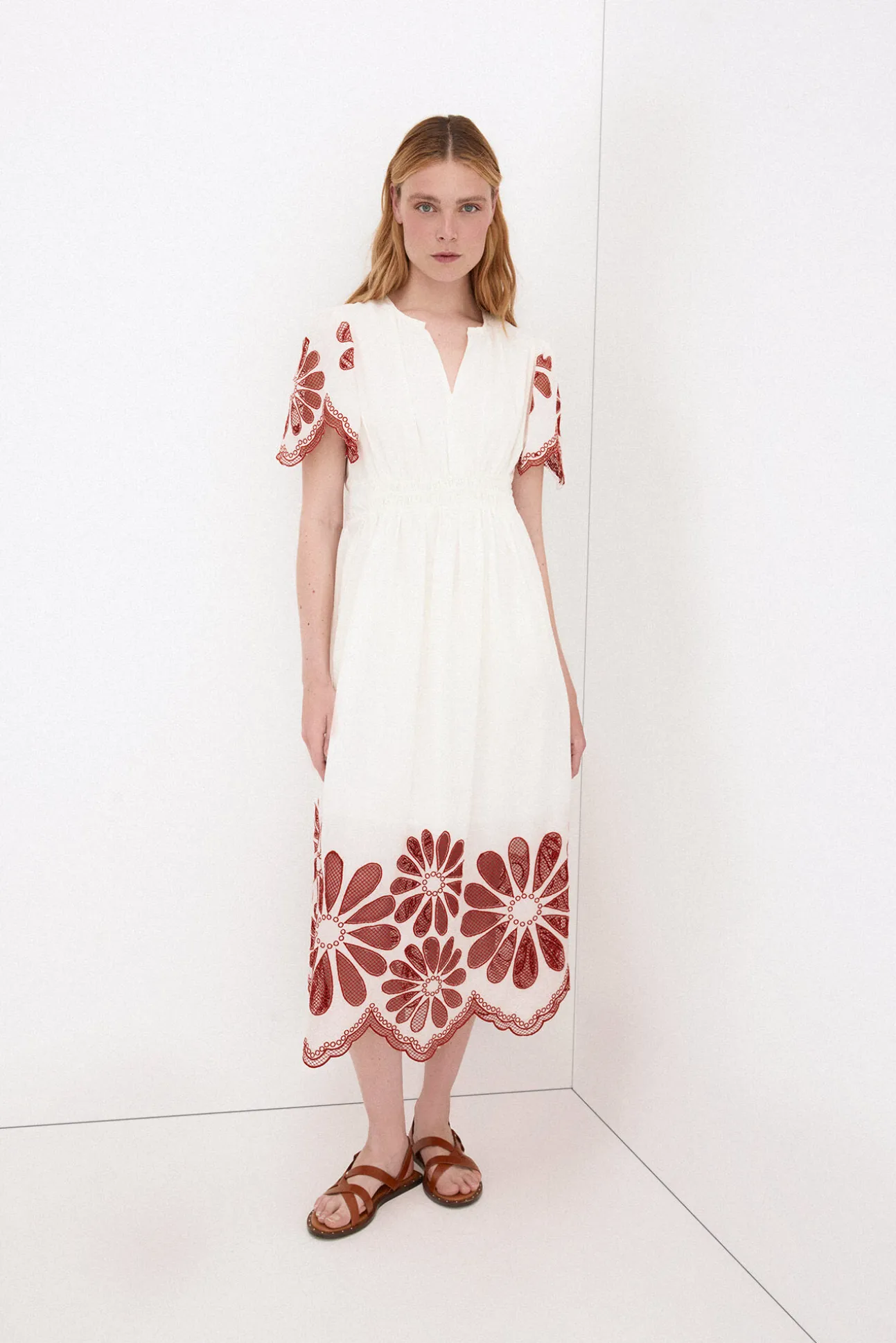 Vestido romántico encaje