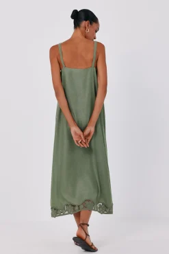 Vestido satinado lencero