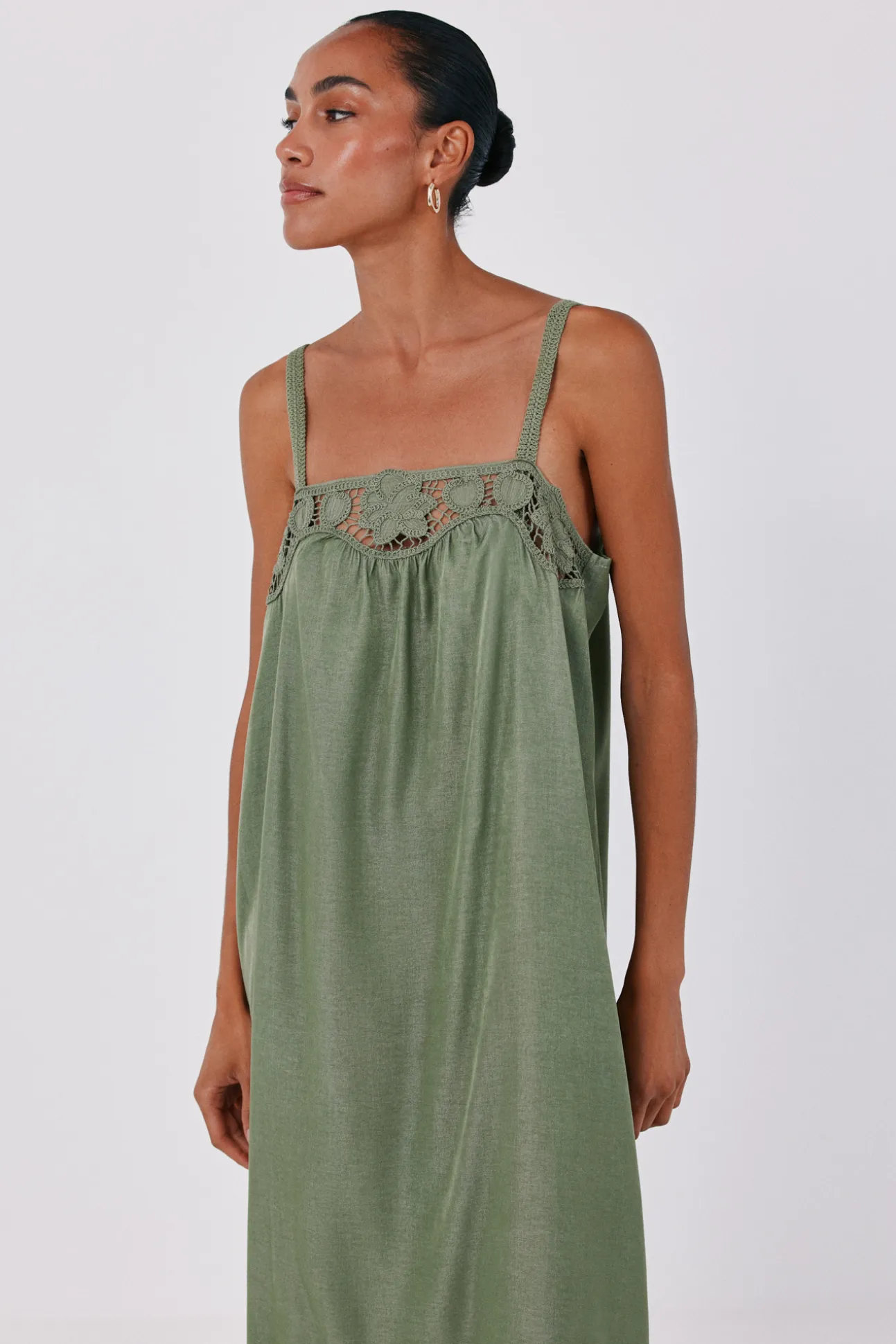 Vestido satinado lencero