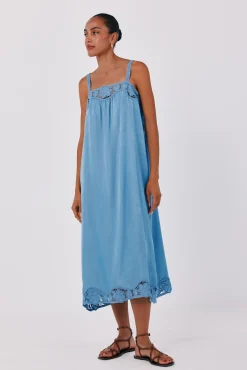 Vestido satinado lencero
