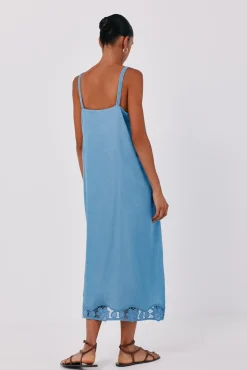 Vestido satinado lencero